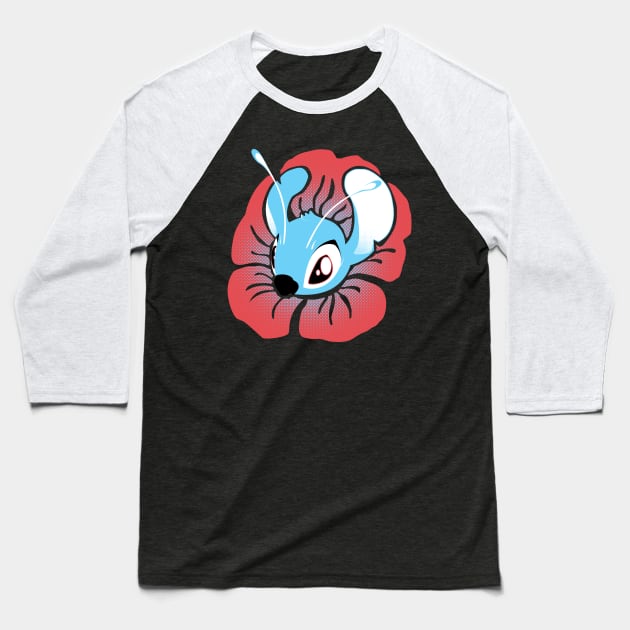 Flower Stitch Baseball T-Shirt by FuManChu